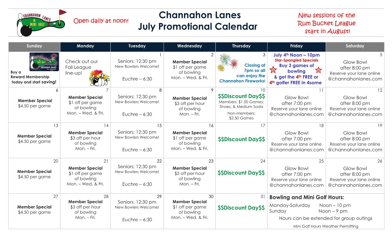 Monthly Calendar